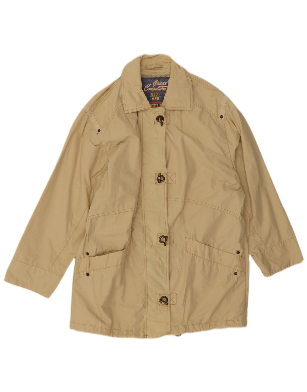 Astrolabio Damen Utility-Jacke IT 44 Mittelgelb