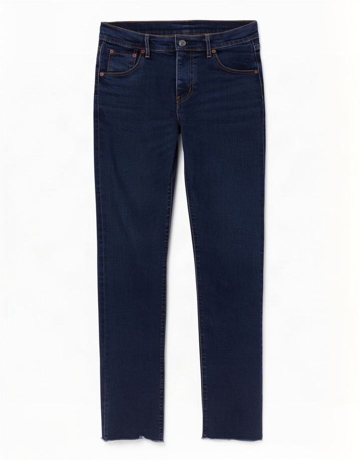 Levi's Damen Skinny Jeans W28 L29 Marineblaue Baumwolle