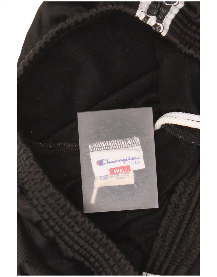 Champion Herren-Trainingshose mit Grafik, Größe S, Schwarz, Polyester