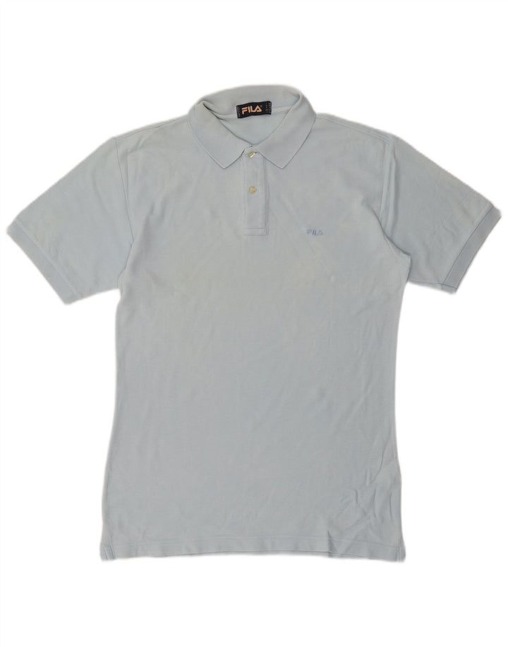FILA Herren Poloshirt IT 50 mittelblaue Baumwolle
