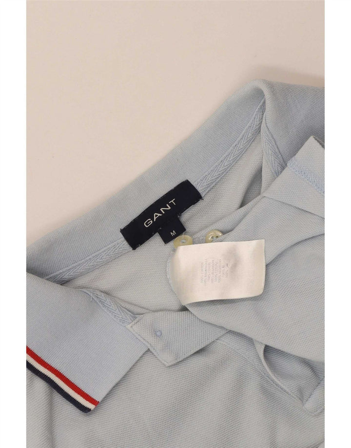Gant Herren Poloshirt mittelblaue Baumwolle