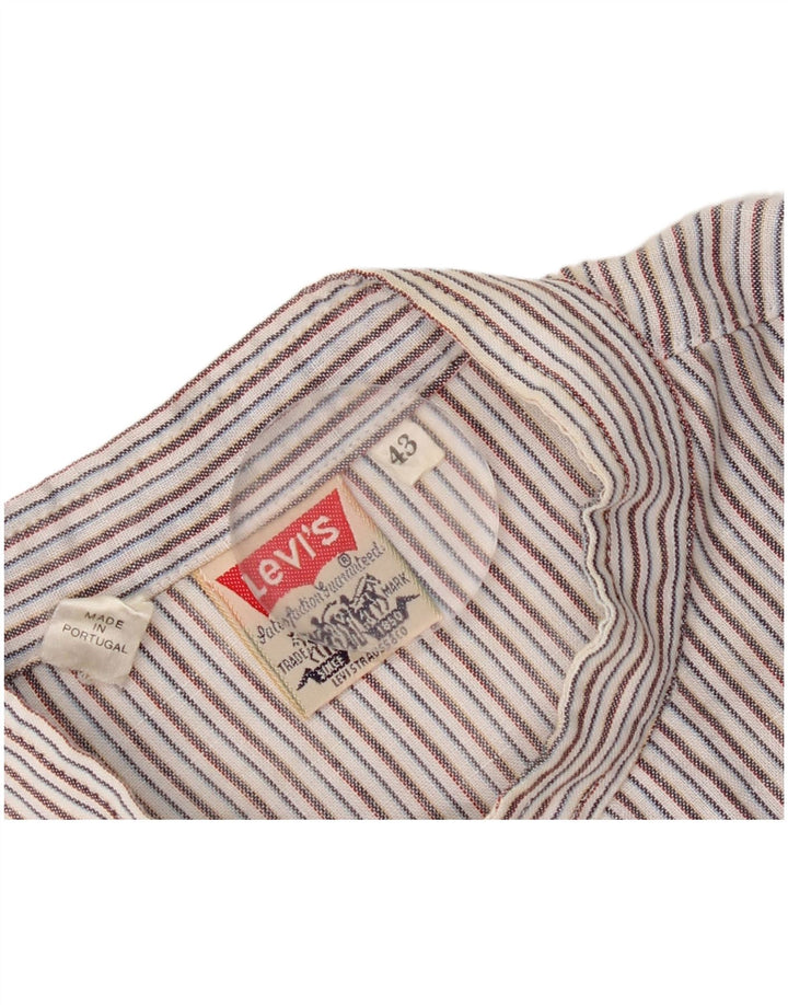 Levi's Herrenhemd, Größe 43, groß, mehrfarbig, gestreift, Baumwolle