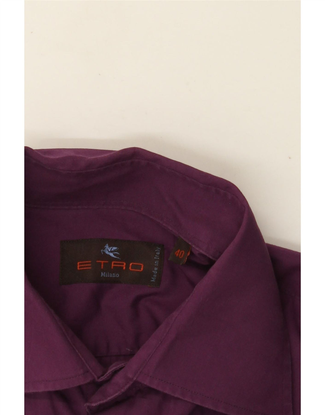 Etro Herrenhemd Größe 40 Medium Lila