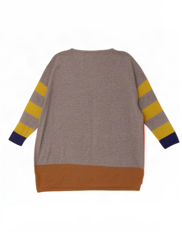 Boden Damen-Pullover mit 3/4-Ärmeln und U-Boot-Ausschnitt, Gr. 10, Größe S, mehrfarbig
