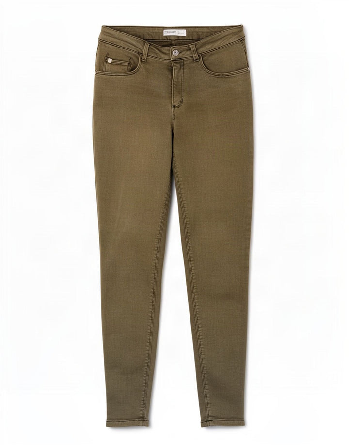 Zara Damen Jegging-Jeans EU 40 Medium W30 L28 Khaki
