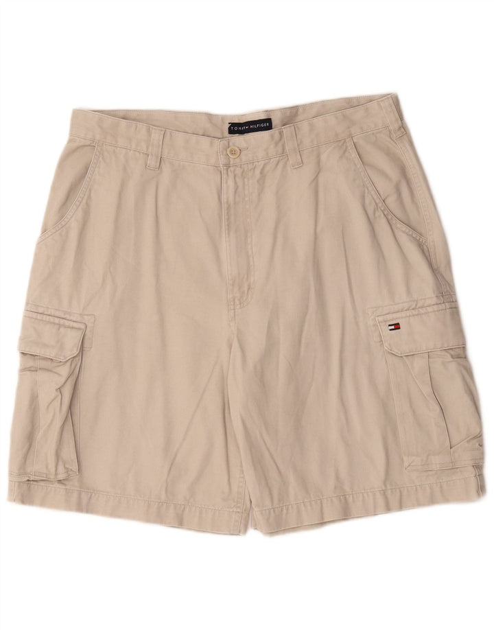 Tommy Hilfiger Herren Cargoshorts W36 Large Beige Baumwolle