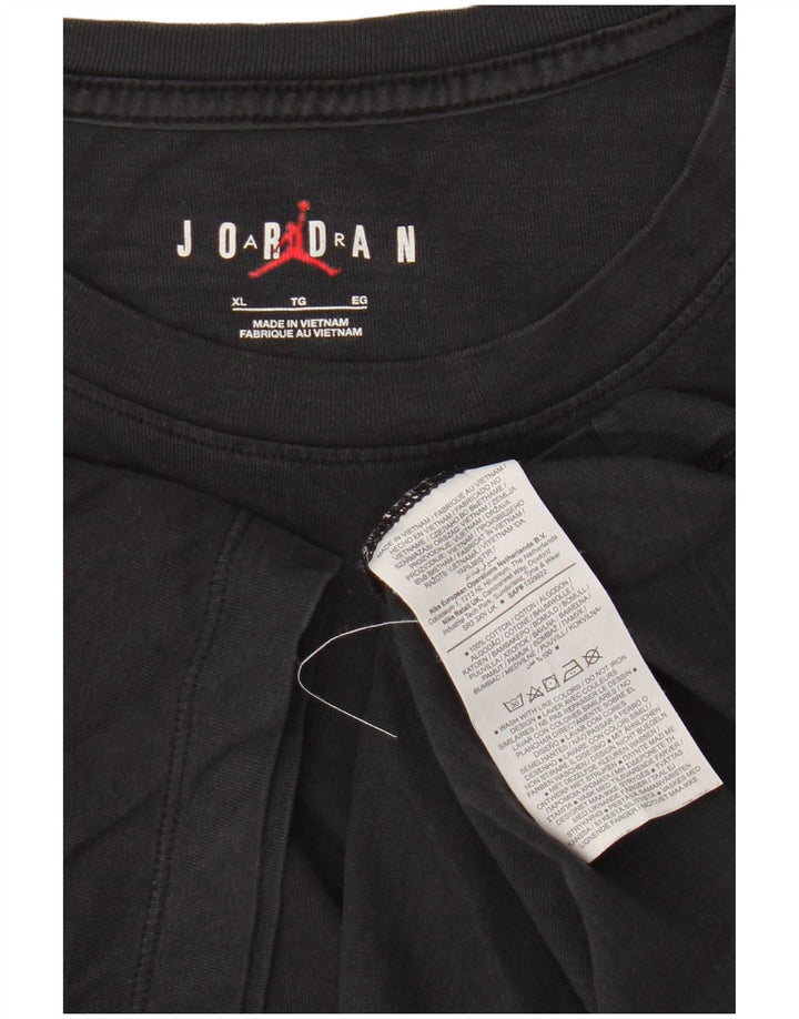 Jordan Herren T-Shirt Top XL Schwarz Baumwolle