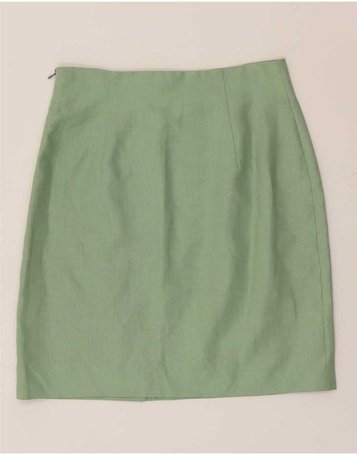 Cacharel Damen Zweireihiges 2-teiliges Rockset IT 44 Medium W28 Grün