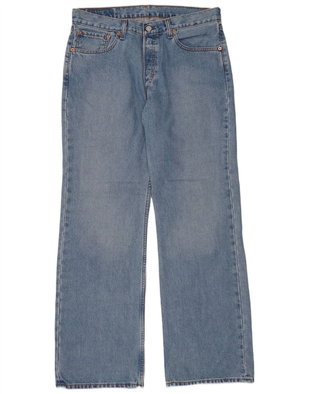Levi's Herren 527 Bootcut Jeans W34 L32 Blaue Baumwolle