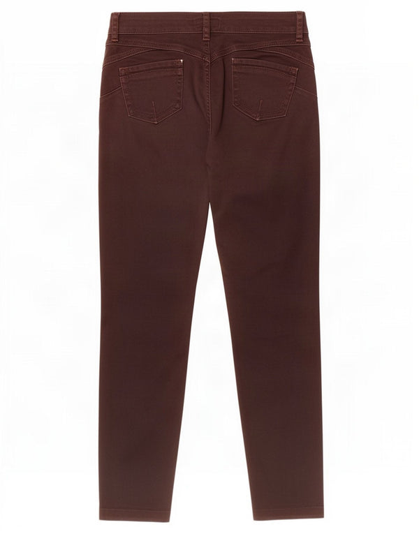 Luisa Spagnoli Damen Slim Freizeithose IT 44 Medium W30 L28 Braun
