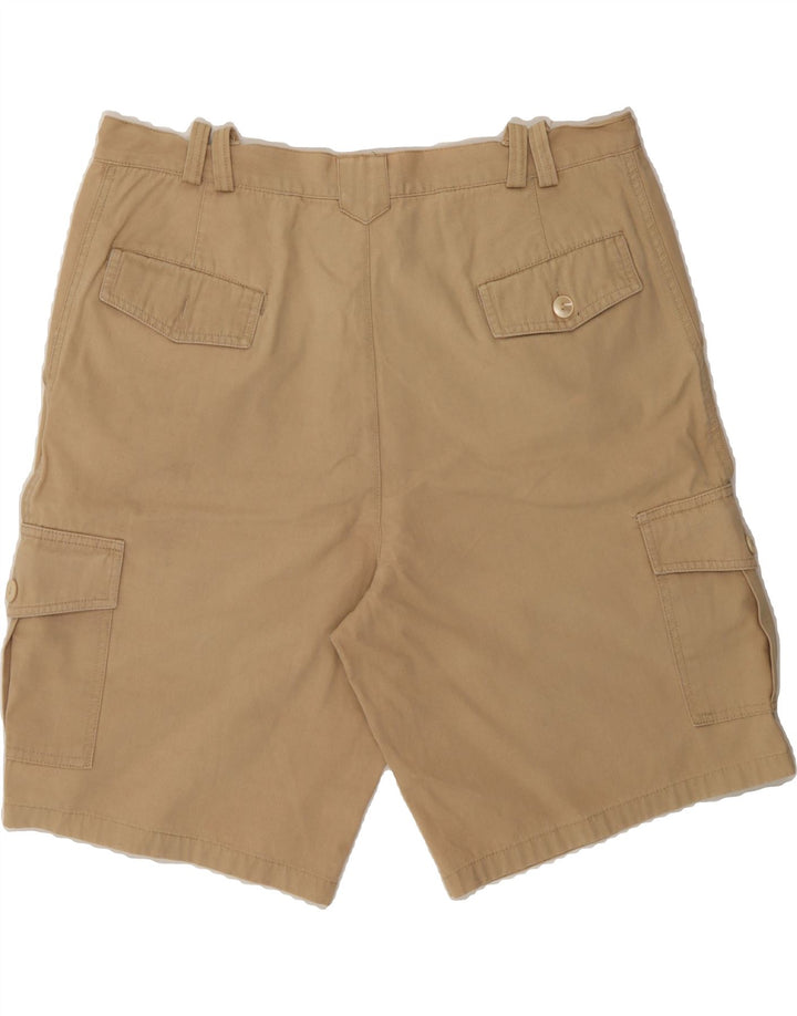VINTAGE Mens Cargo Shorts IT 54 2XL W38 Beige Cotton Vintage Vintage and Second-Hand Vintage from Messina Hembry 