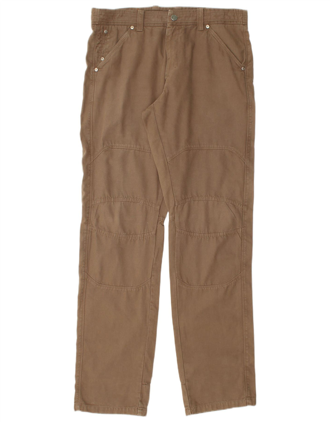 HENRY COTTONS Gerade Freizeithose für Herren, W34, L34, Beige, Baumwolle