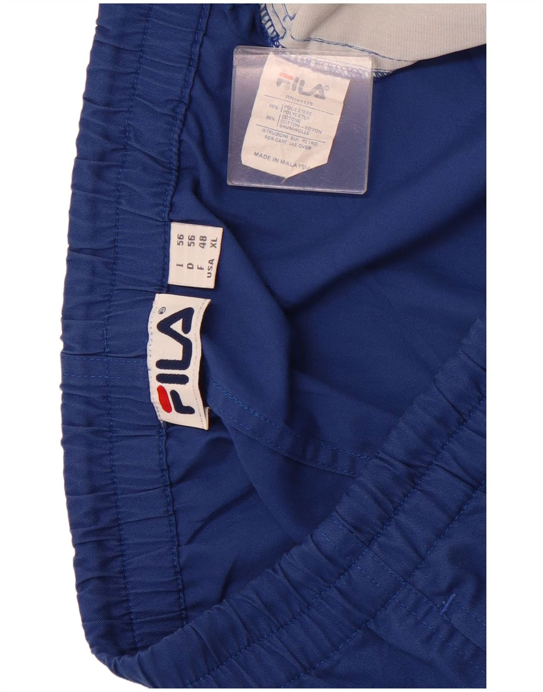FILA Herren Sportshorts XL Blau Polyester