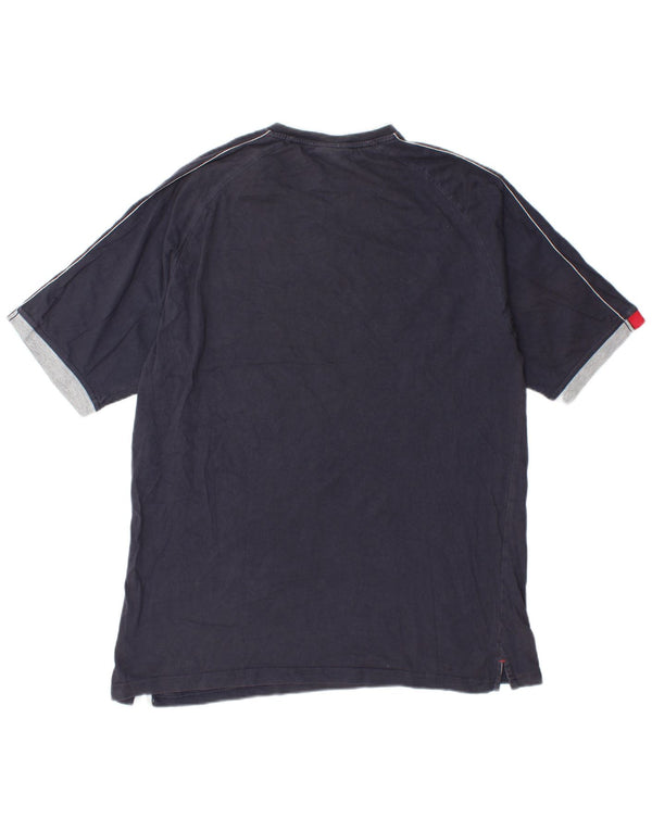 Lotto Herren-T-Shirt mit Grafik, UK 42/44, XL, Marineblau, Baumwolle