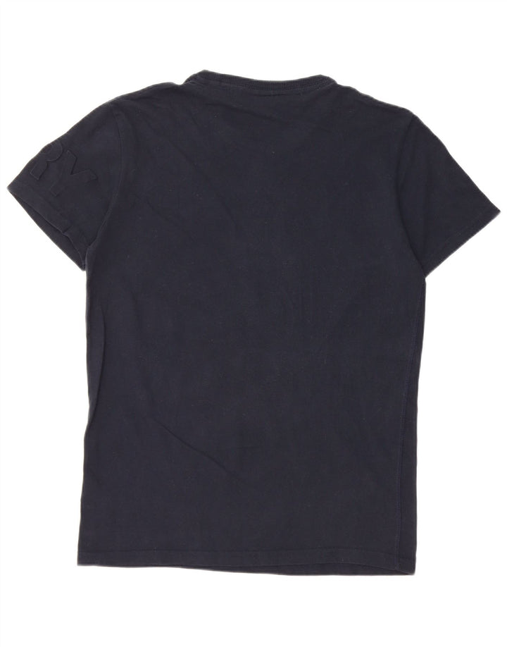 Superdry Herren-T-Shirt mit Grafik, Größe L, Marineblau, Baumwolle
