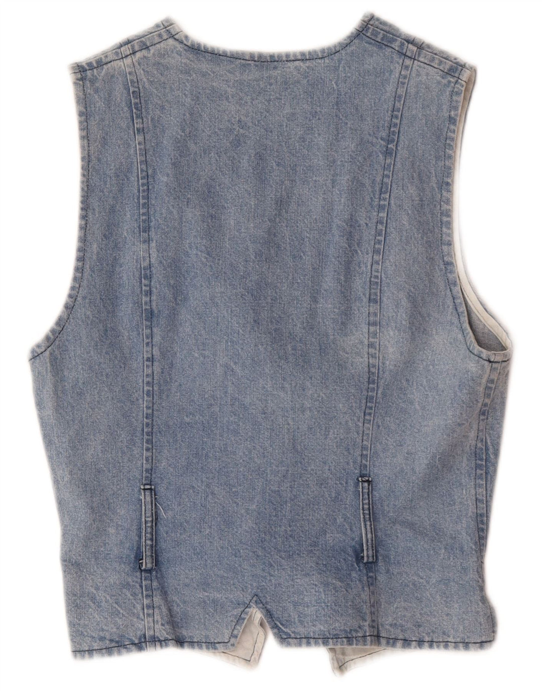 Vintage Damen Jeansweste UK 14 Groß Blau