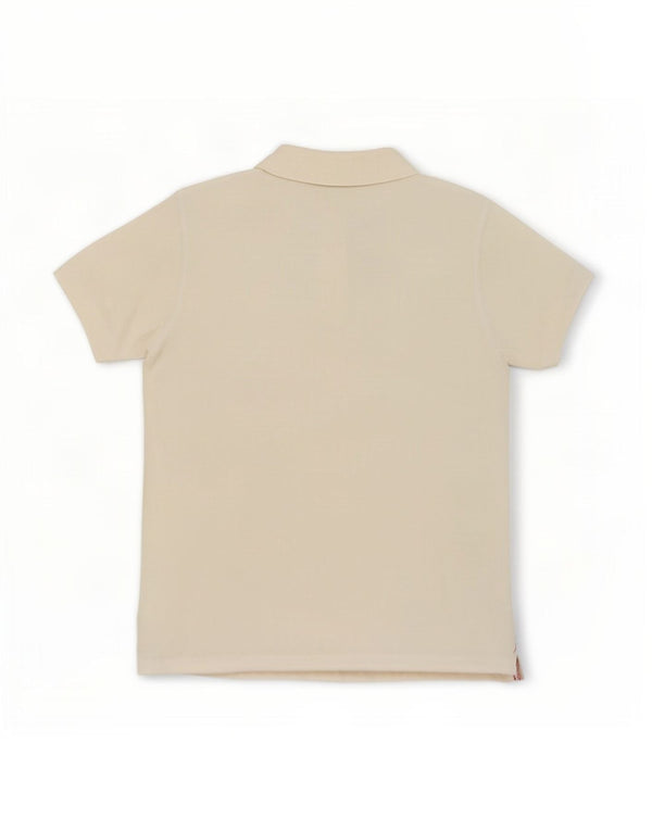 Fat Face Mens Polo Shirt Medium Off White Cotton
