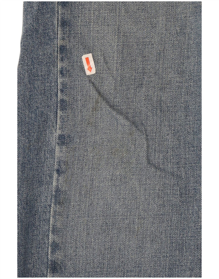 Hollister Damen Bootcut Jeans W30 L32 Blaue Baumwolle
