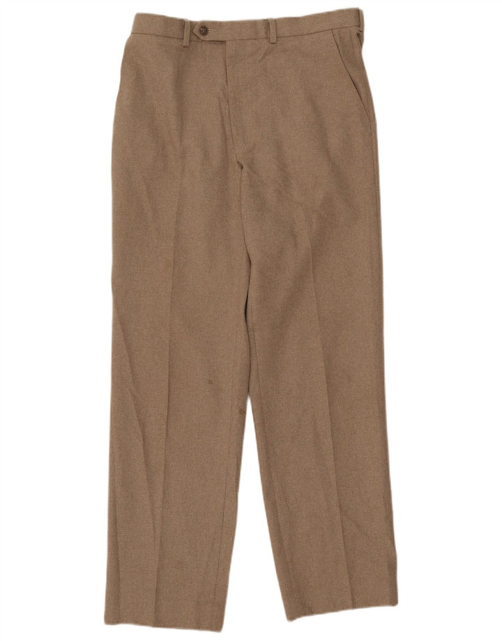 Gerade Herren-Chinohose von Marks & Spencer, W32, L31, Beige, Polyester