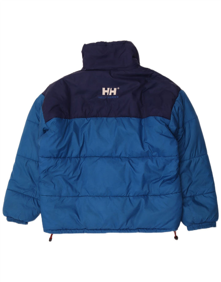 Helly Hansen Herren Wattierte Jacke UK 42 XL Blaues Colourblock-Nylon