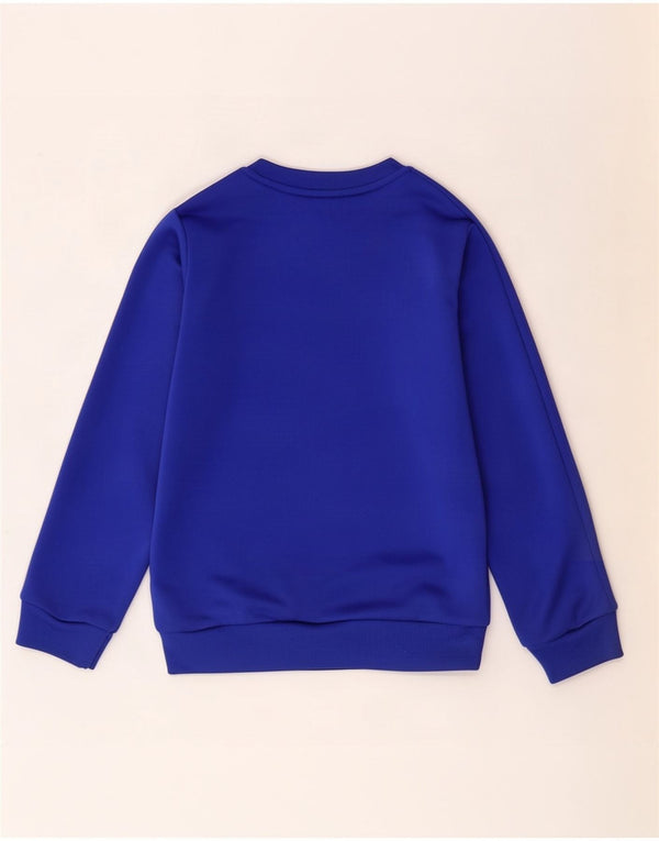 Adidas Jungen Sweatshirt Pullover 7-8 Jahre Blau Polyester