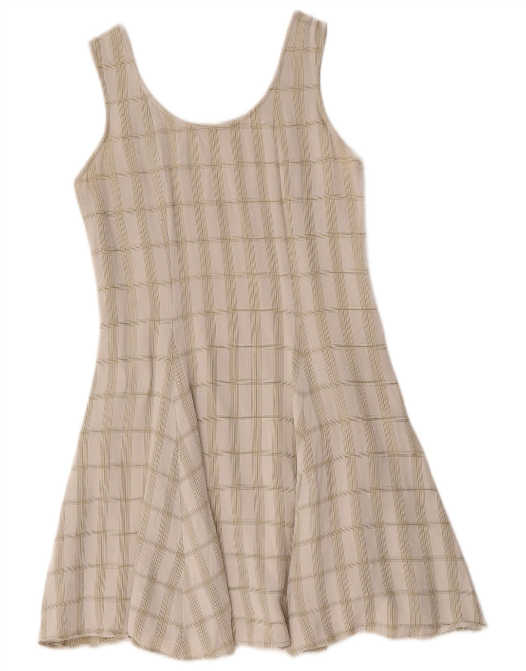 Bagutta Damen ärmelloses Swingkleid IT 40 Small Green Check