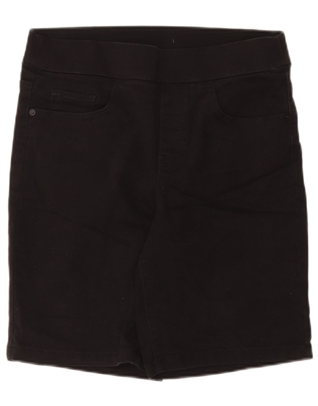 Dkny Damen Bermudashorts W30 Mittelschwarze Baumwolle