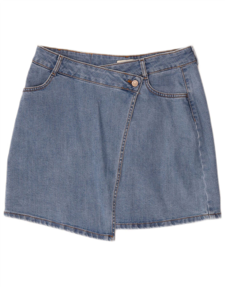 Carrera Damen Jeansrock Medium W30 Blaue Baumwolle