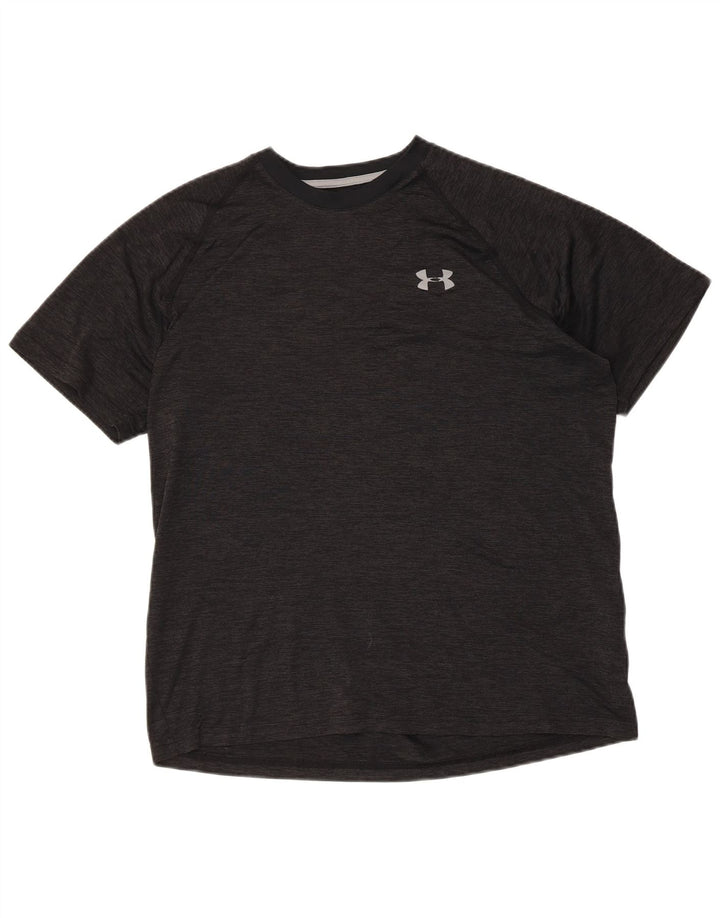 Under Armour Herren-T-Shirt mit lockerer Passform, Mittelschwarz gefleckt