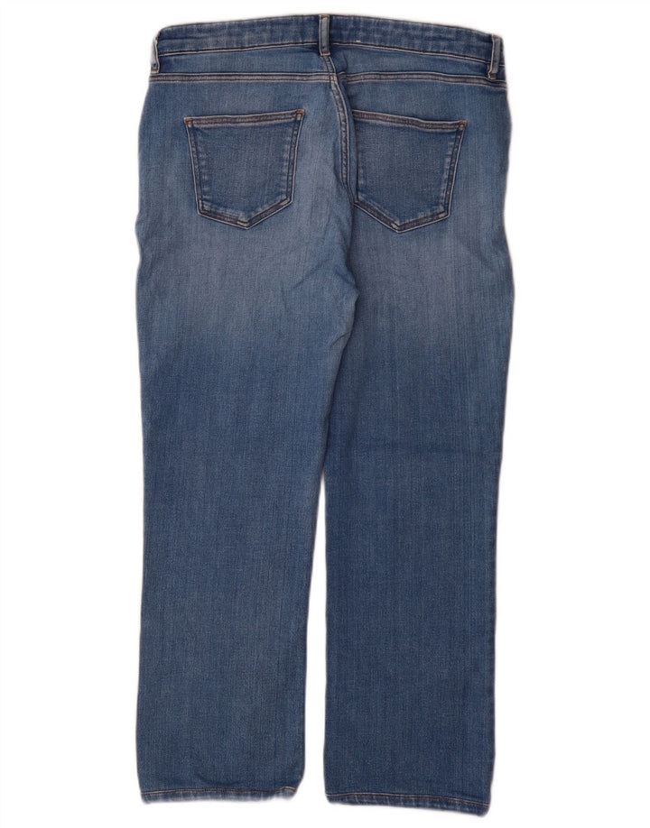 Trussardi Damen-Cropped-Jeans W28 L25 Blaue Baumwolle