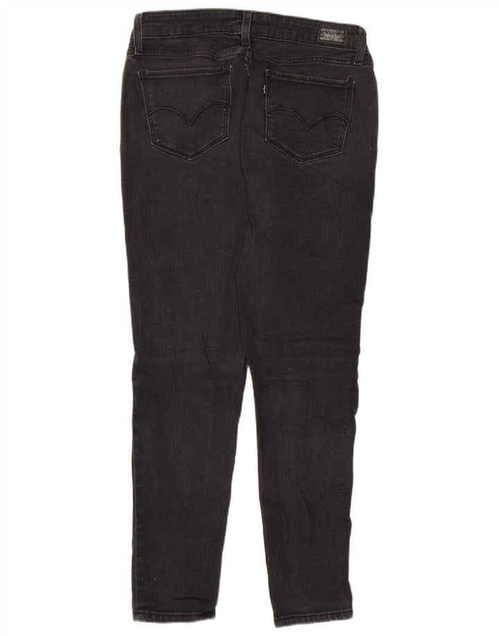 Levi's Damen Legging Skinny Jeans W30 L28 Graue Baumwolle