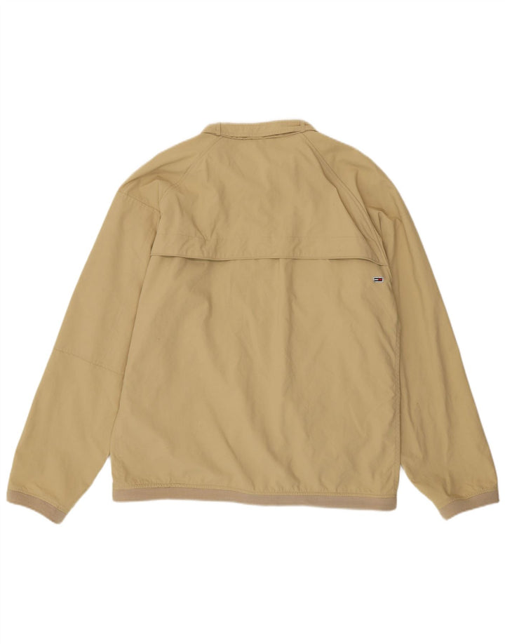 Tommy Hilfiger Damen Bomberjacke UK 16 Large Beige Nylon