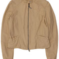 CONBIPEL Damen Lederjacke IT 42 Medium Beige Leder