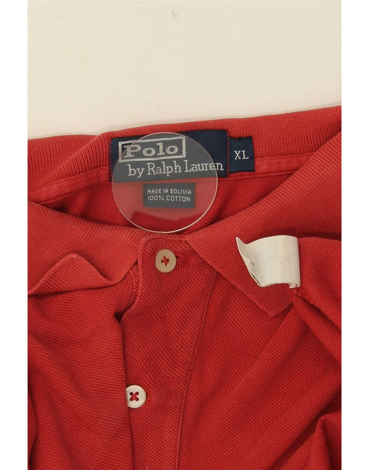 Polo Ralph Lauren Herrenhemd XL, rote Baumwolle