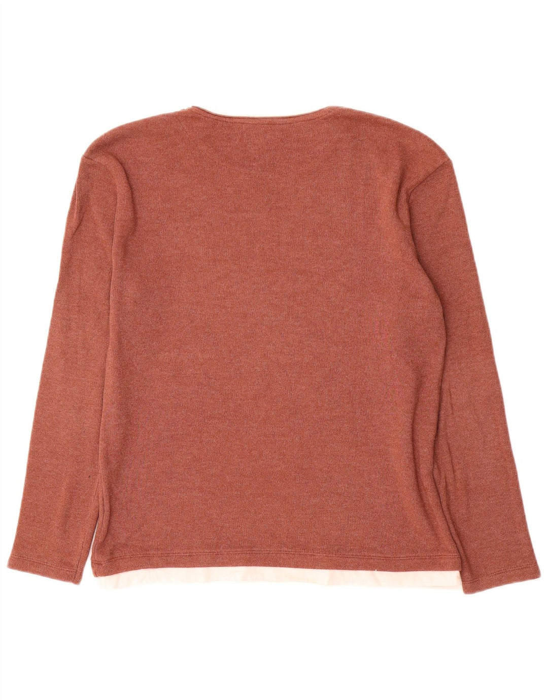 Zara Herren Top Langarm Mittelbraun