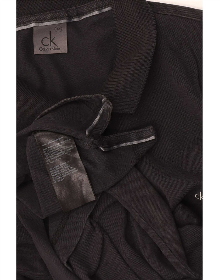 CALVIN KLEIN Herren Poloshirt Mittelschwarze Baumwolle