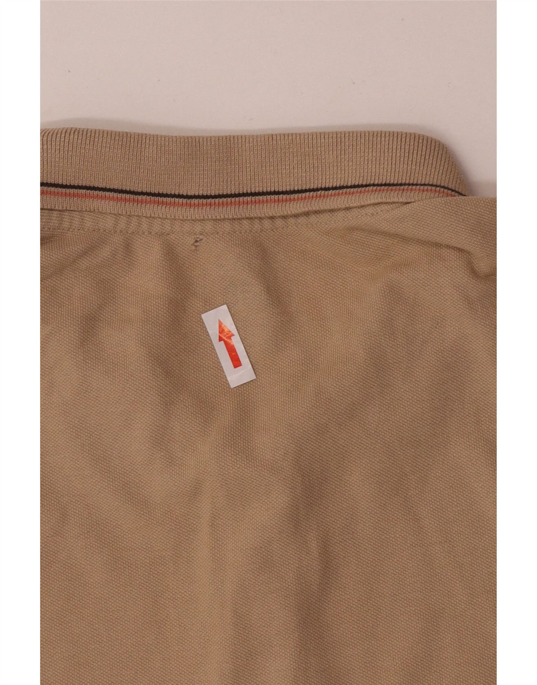 Lee Herren-Poloshirt in normaler Passform, groß, beige, gestreift, Baumwolle