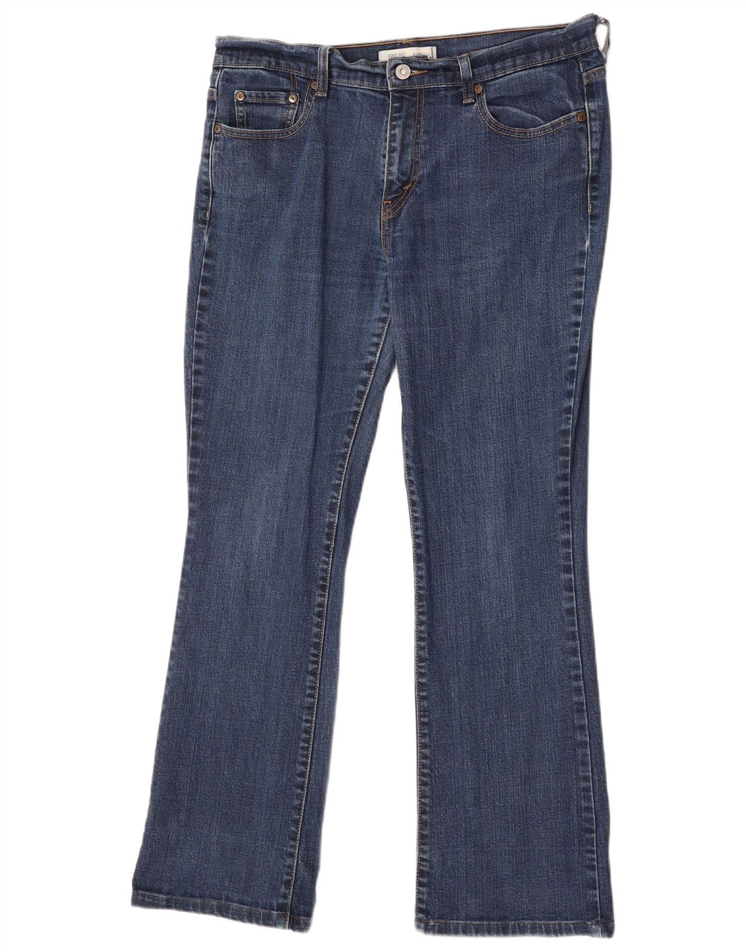 Levi's Damen 512 Bootcut Jeans US 12 Large W32 L30 Blaue Baumwolle