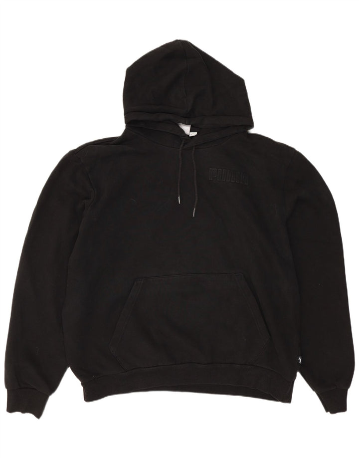 PUMA Damen Übergroßer Kapuzenpullover UK 16 Large Schwarz