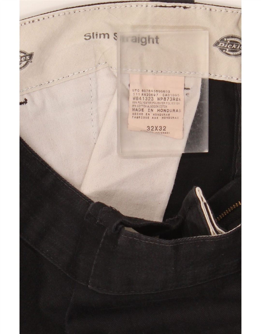 Dickies Herren Slim Chino-Shorts W32 Mittelschwarzes Polyester