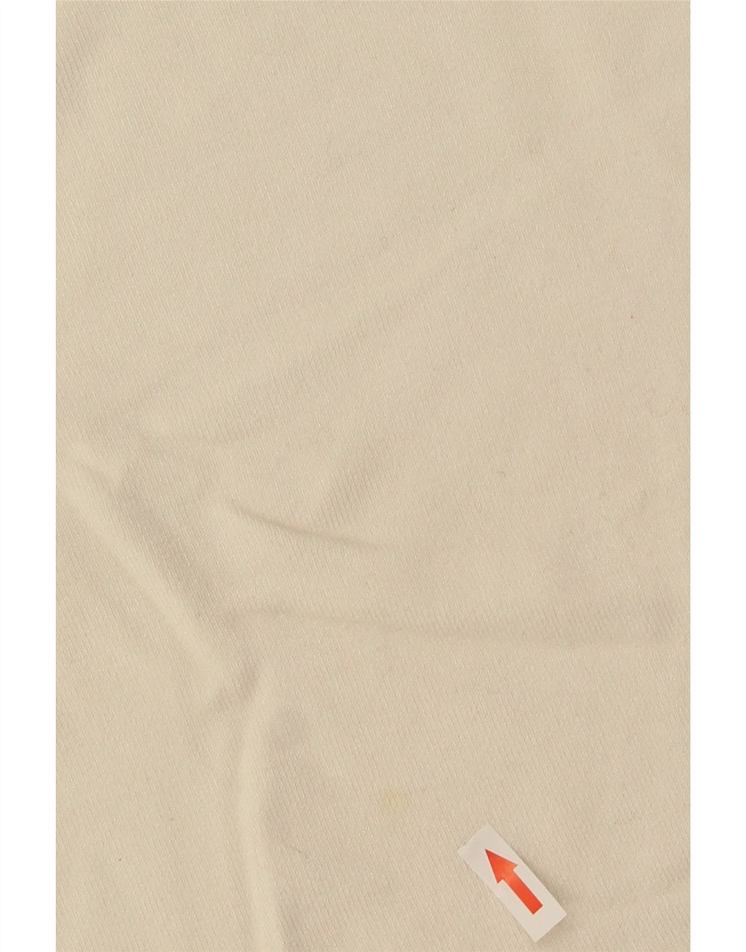 Zara Damen Crop Top Langarm UK 14 Large Off White Rayon