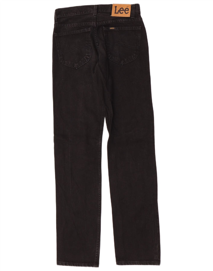 Lee Herren Seattle Straight Jeans W31 L34 Schwarze Baumwolle