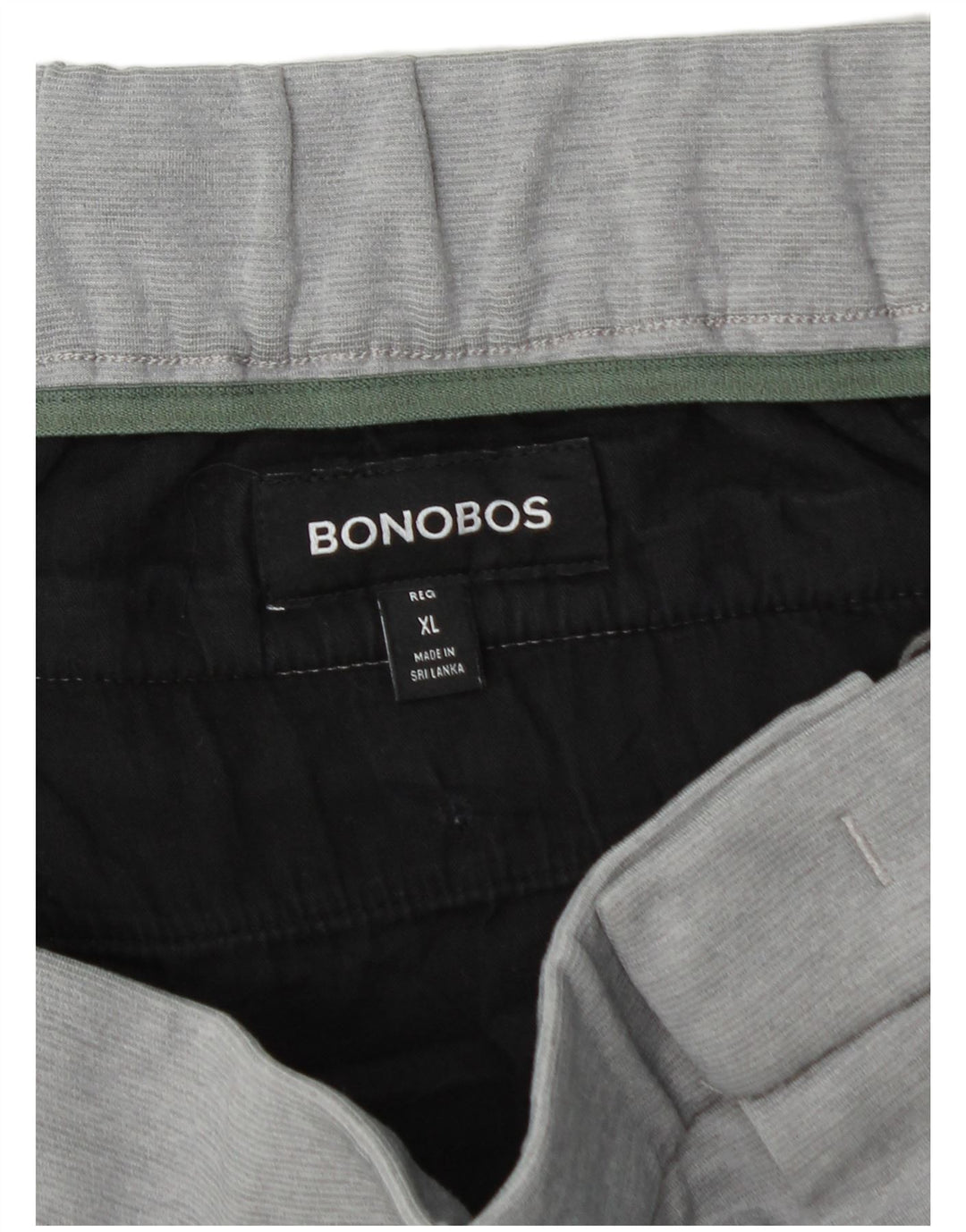 BONOBOS Slim Chino-Hose für Herren, XL, W40, L29, Grau, Polyester
