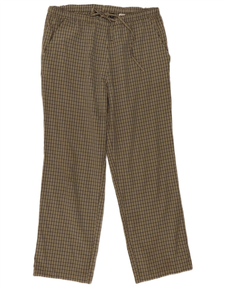 Gerade Chino-Hose für Damen von Rohan, Größe M, W30, L30, Khaki, kariert, Polyester