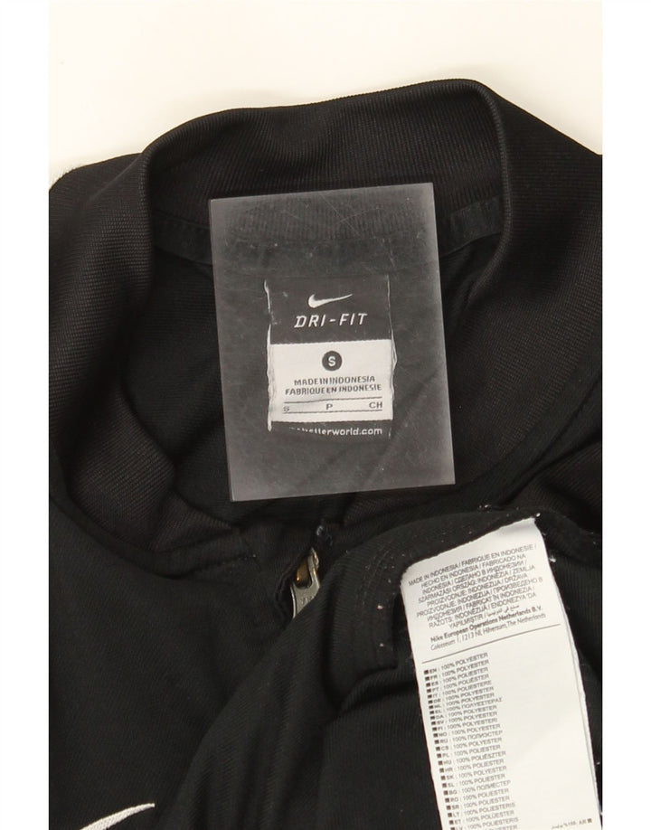 Nike Herren Dri Fit Trainingsanzug-Oberteil, Jacke, Größe S, Schwarz, Farbblock-Polyester