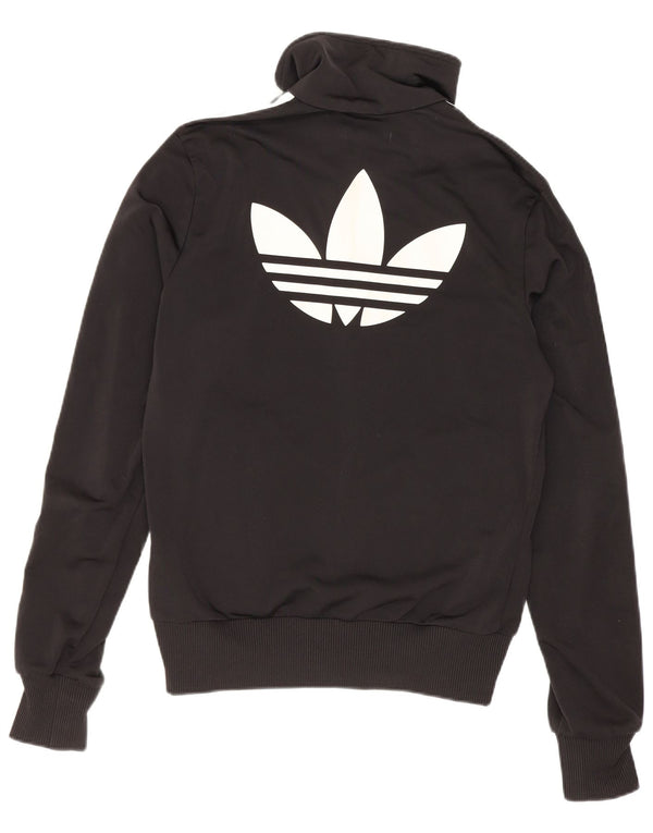 Adidas Damen Graphic Trainingsanzug Top Jacke EU 36 Small Schwarz Polyester