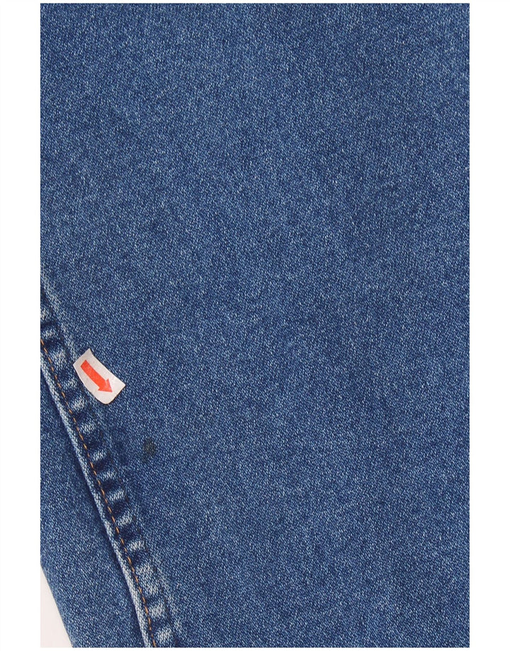 WRANGLER Herren Straight Jeans W36 L32 Blaue Baumwolle