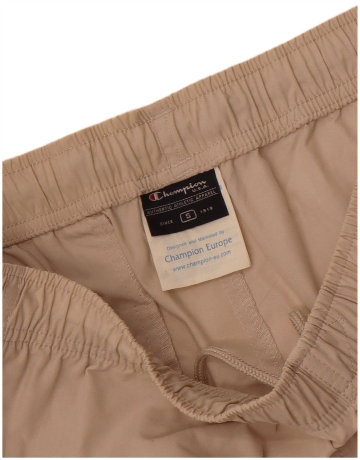 Champion Herren Capri-Trainingshose, Größe S, Beige, Baumwolle