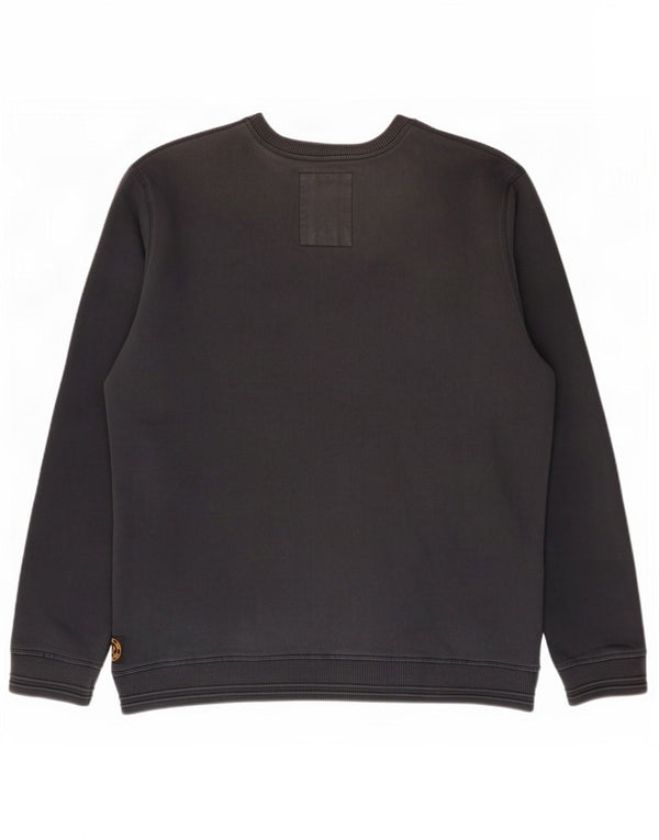 Fat Face Herren Sweatshirt Pullover XL Schwarz Baumwolle