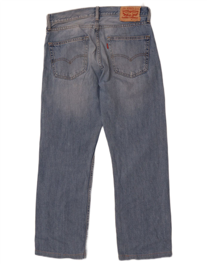 Levi's Herren 505 Straight Jeans W30 L27 Blaue Baumwolle